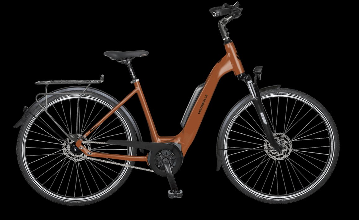 Velo de Ville AEB200 BOSCH ACTIVE 7V Dames SAHARA BROWN MAT 42cm 2024