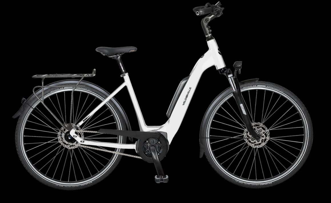 Velo de Ville AEB 400 Dames pure white mat 55cm 2024