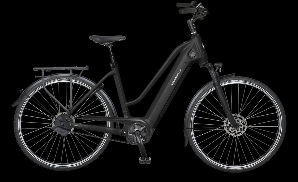 Velo de Ville AEB890 28 ENVIOLO TR Dames DEEP BLACK MATT 53cm 2024
